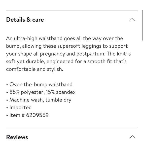 kindred bravely maternity / postpartum support leggings - Picture 3 of 3